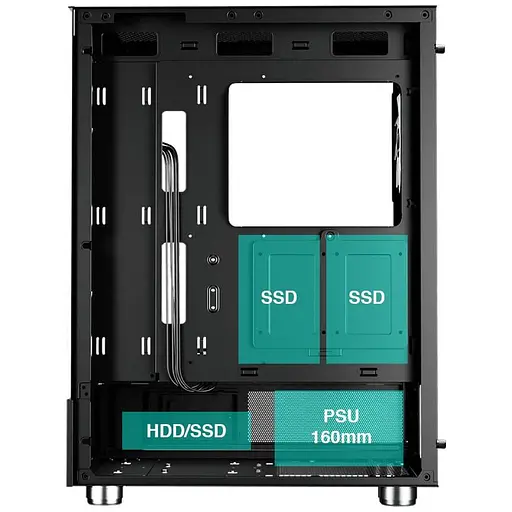 Корпус GAMDIAS ATLAS E1 (4711514500271) Без БП - фото 8