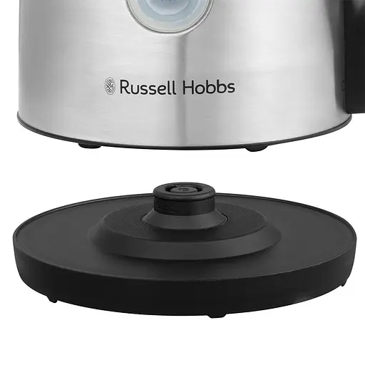 Russell Hobbs Электрочайник Heaton, 1.7л, нержавеющая сталь, серебристо-черный - фото 4