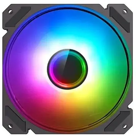 Вентилятор 120 мм GameMax Rainbow Force C9 Infinity чорний 120х120х25 мм ARGB підсвічування 1200 об/хв 28.8 дБ - фото 1