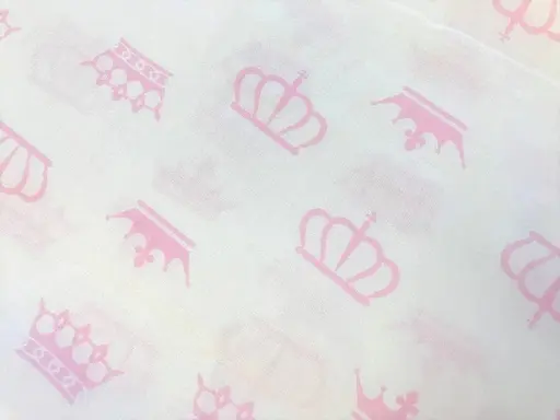 Хлопковая пеленка Moontime 100х80см "Короны розовые" - фото 2