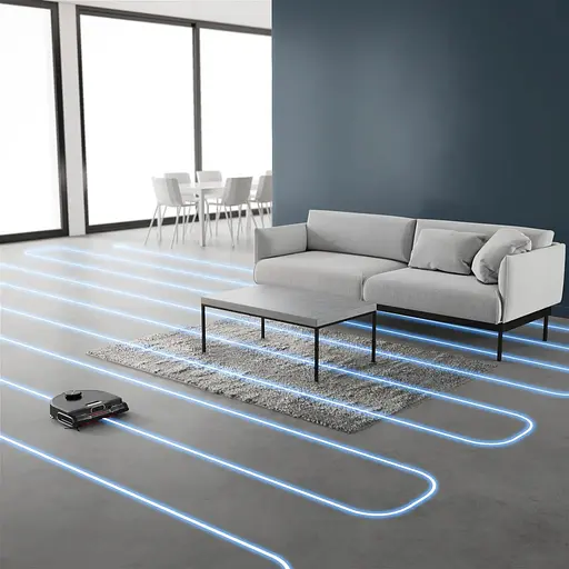 Робот-пилосос Rowenta миючий X-Plorer Serie 220, 5600ПаВт, h=9.7см, 0.35л, конт пилок -0.22л, автон. робота до 120хв, чорний - фото 6