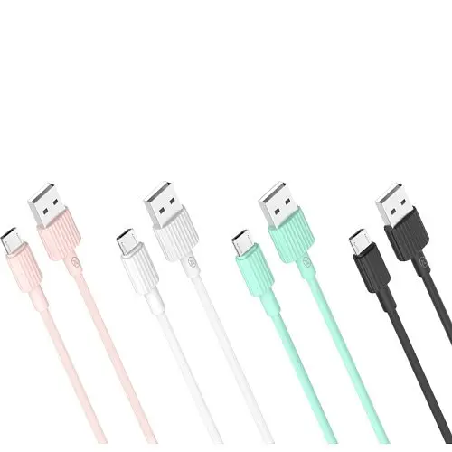 Кабель XO NB-P156 2.0A/1 м for micro Чорний - фото 1