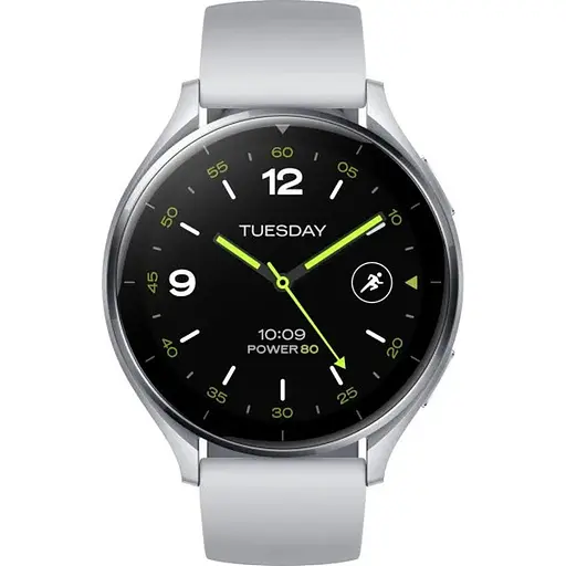 Смарт-часы Xiaomi Watch 2 Sliver Case With Gray TPU Strap BHR8034GL - фото 1