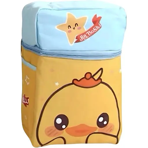 Детский рюкзак Bambi C 60565-7 с ярким 3D изображением утенка, боковыми карманами и мягкой эргономичной спинкой.