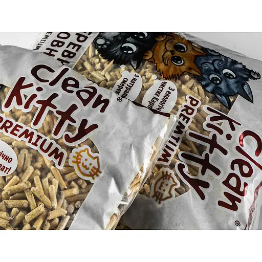 Уцінка. Наповнювач для котячого туалету Clean Kitty Premium White з натуральної смереки 3 кг  - фото 5