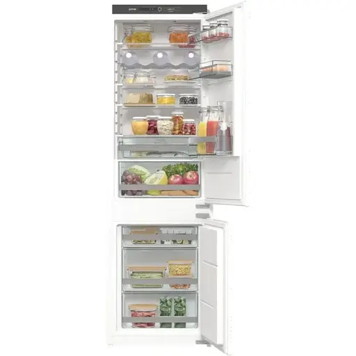 Холодильник Gorenje вбудований з нижн. мороз. 177х55х54 см 2 двері 180 (68) л А ++ NF + Зона св ті Внутр. Диспл Білий - фото 6