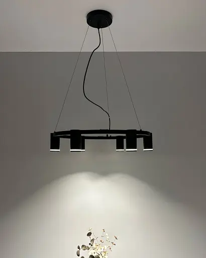 Люстра Goldlux 326195 Paris GU10 4x12W IP20 Черная - фото 2