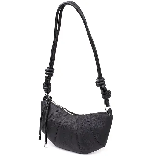 Женская полукруглая сумка Vintage из натуральной кожи 25х14х4 см sum0027521 - фото 2