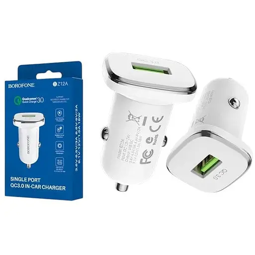 Зарядное устройство Borofone BZ12A Type-C QC3.0 18W