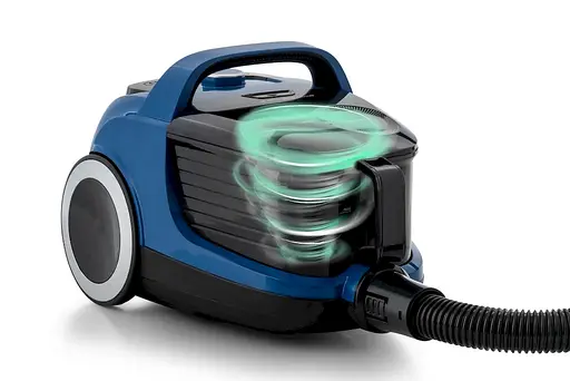 Пылесос контейнерный Gorenje 850 Вт HEPA телескоп. трубка синий - фото 10