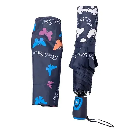 Парасоля Yiwu HP-23-2BL напівавтомат складна 97 см синя - фото 4