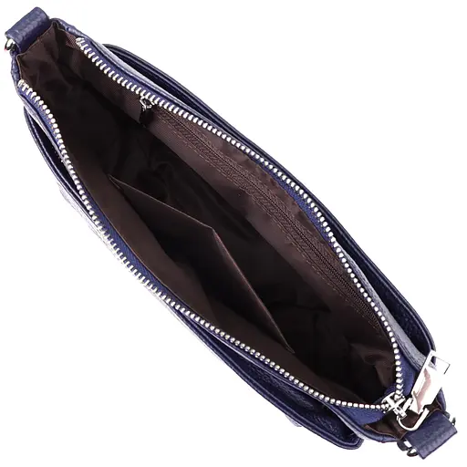 Женская сумка Vintage из натуральной кожи с двумя ремешками 25х16х8 см sum0027590 - фото 6