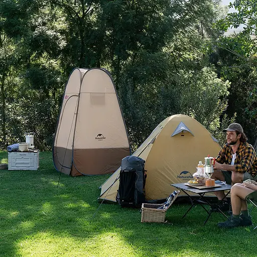 Душовий розкладний намет Naturehike NH17Z002-P (Коричнева) - фото 7