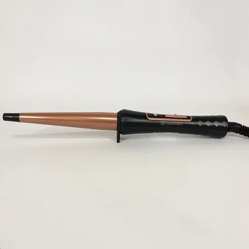 Плойка конусная Satori SS-3510-BL прибор для завивки волос 19 мм керамика 35 Вт Черный - фото 2