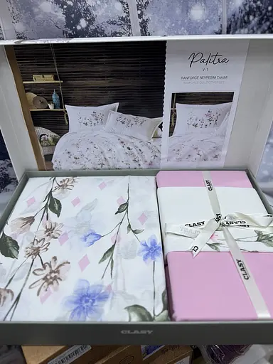 Постільна білизна Palitra V1 Pudra Ранфорс Clasy pbe0052060 - фото 2