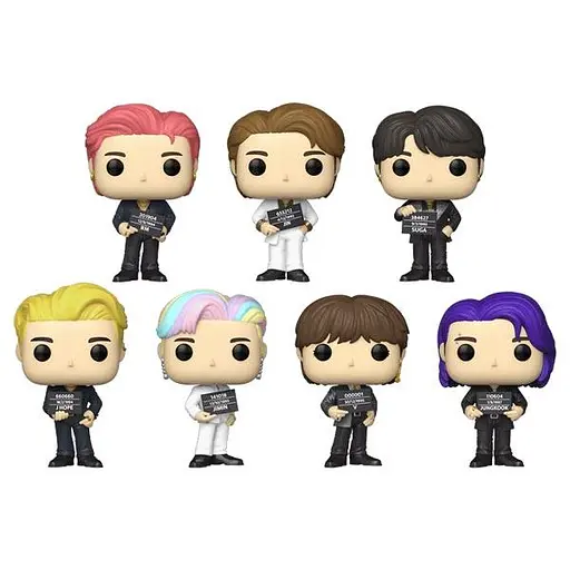 Набір фігурок Funko Pop BTS 7 Pack БТС Набір 7 штук 10 см BTS 7PK - фото 3