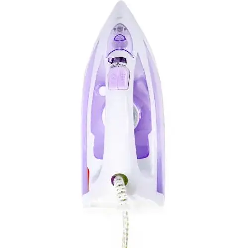 Утюг Holmer HIT-2430, Purple, 2400W, тефлон, паровой удар 120 г/мин, постоянная подача пара 30 г/мин, вертикальная отпарка, очистка от накипи - фото 4