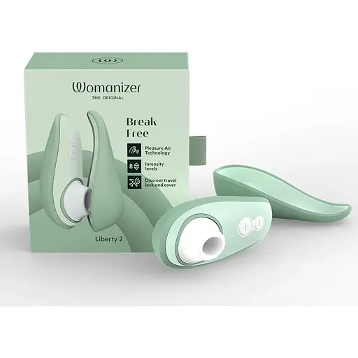 Вакуумный стимулятор Womanizer Liberty 2 Purple, Мятный - фото 9
