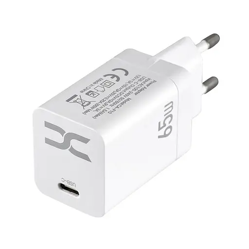 Зарядний адаптер блок живлення DC CA-F10 PD 65 W білий - фото 1