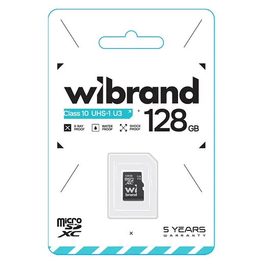 Карта памяти Wibrand microSDXC 128 Gb UHS-1 U3 (WICDHU3/128GB) - фото 2