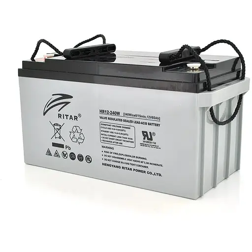 Акумуляторна батарея AGM RITAR HR12240W, Gray Case, 12V 65.0Ah ( 350 х 167 х 182 (182 ) 19.50 kg Q1/48