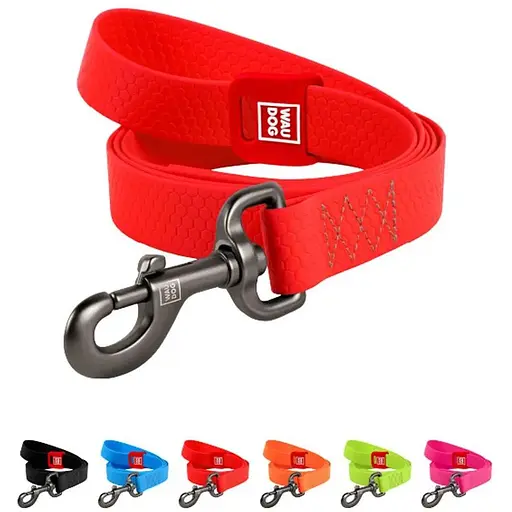 Повідець для собак Waudog Waterproof водостійкий S, червоний - фото 3