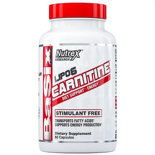 Л-карнитин Nutrex Research Lipo 6 Carnitine 60 капсул - фото 1