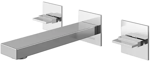 Смеситель для умывальника Kohlman Excelent chrome + BOX скрытого монтажа QW190H Хром - фото 1