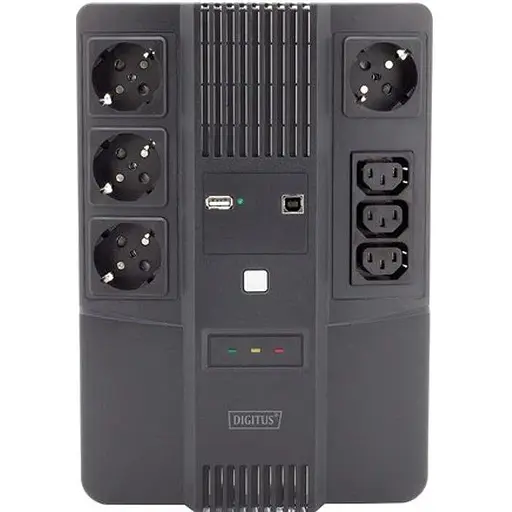 Лінійно-інтерактивний ДБЖ Digitus All-in-One 600VA/360W LED (DN-170110) - фото 2