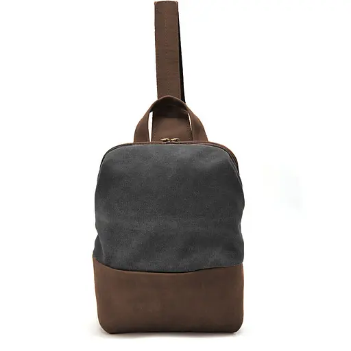 Кожаная сумка-слинг Tarwa 28х22х7 см sum0025529 - фото 3