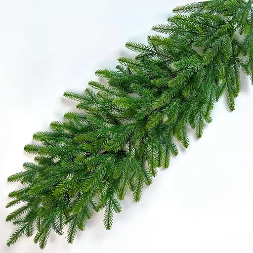 Хвойна гірлянда Hvoya Forest лита зелена з салатовими кінчиками 2 м
