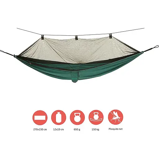 Гамак Grand Canyon Bass Mosquito Hammock Storm зеленый (360028) - фото 3