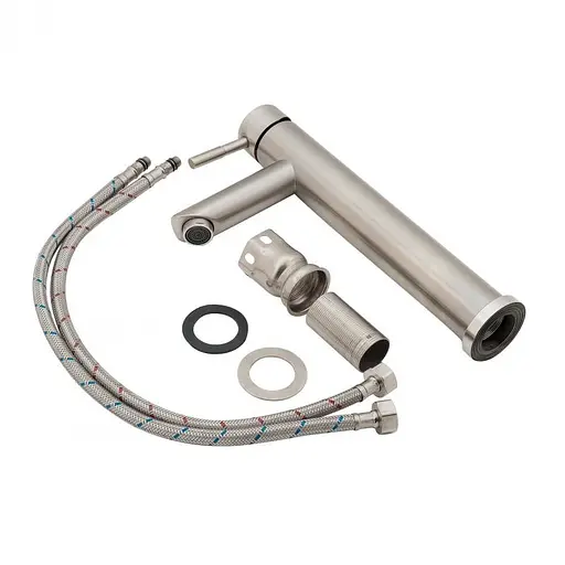 Змішувач для раковини Lidz (NKS) 12 32 001F-1 Никель - фото 5