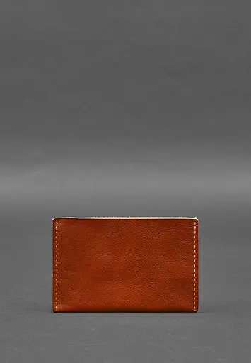 Кожаная обложка-органайзер для документов 6.2 светло-коричневый краст - фото 7