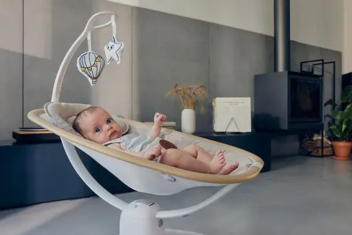 Крісло-гойдалка Lionelo Olivia Beige Natural (LO-OLIVIA BEIGE NATURAL) - фото 7