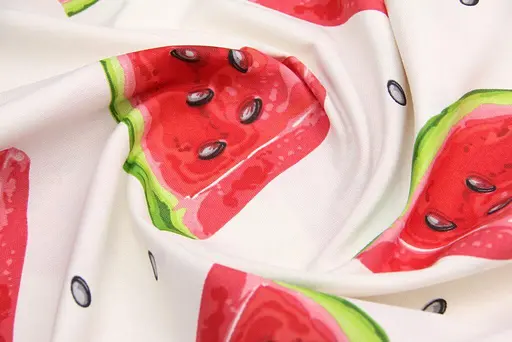 Тканина з тефлоновим просоченням Кавуни принт (від 1 м) - фото 2