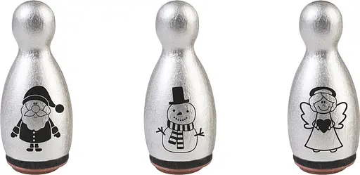 Набір штампів гумових «Santa» 3 шт., Heyda