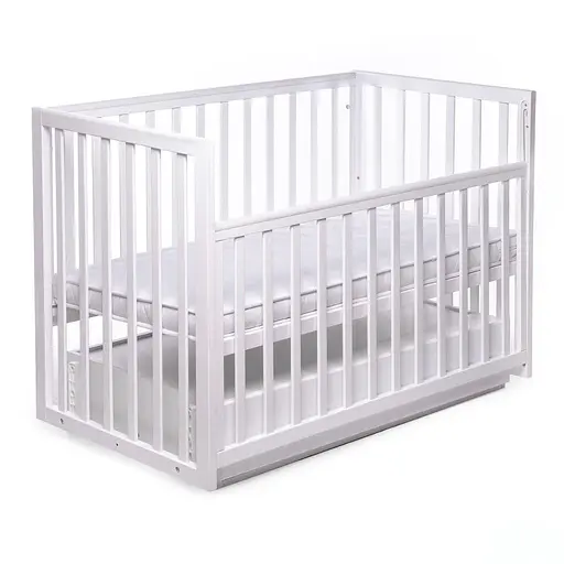 Кроватка Бук Волшебная DS-401 с ящиком и маятниковым механизмом белый