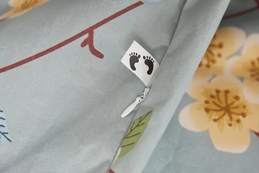 Комплект постельного белья Moon&Star евро 200х220 наволочки 4х50х70 Spring Flower Микросатин Premium - фото 9