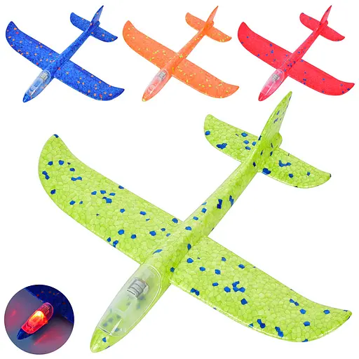 Самолет, 22,5 см, свет, 28,5x11x3 см (В ассортименте) - фото 2