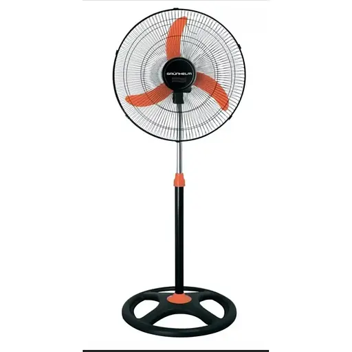Поворотный напольный вентилятор от сети Grunhelm GFS-4010 Ø40 см 3 режима 45Вт - фото 1