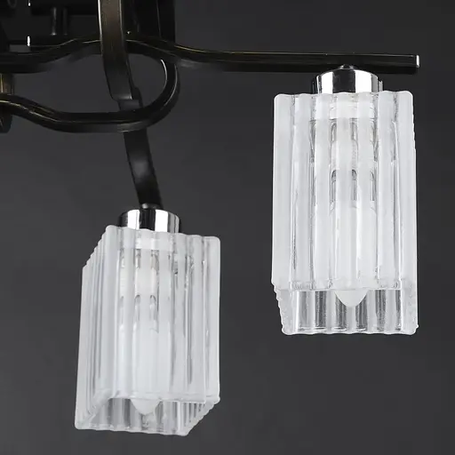 Люстра стельова Brille для кухні E14 40W CH (LK-281C/4) - фото 3