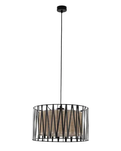 Підвісний світильник, люстра TK Lighting 4562 Harmony E27 1x15W IP20 коричневий - фото 1