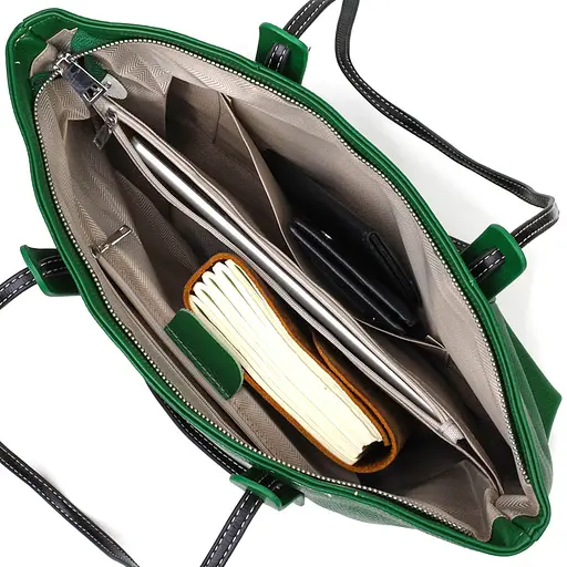 Сумка кожаная женская Vintage 38х24х10 см sum0022719 - фото 6