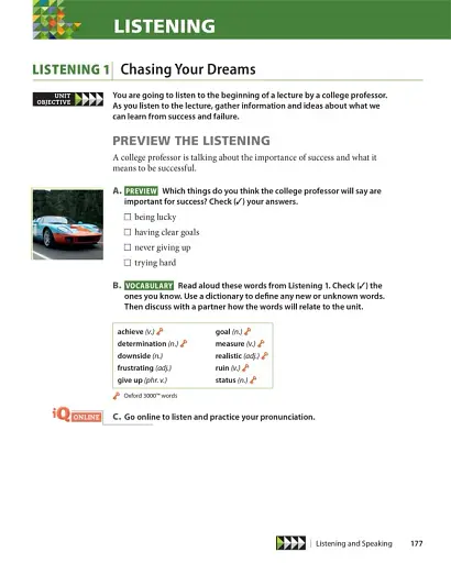 Q Skills for Success 2nd Edition. Listening and Speaking 3 Student's Book + iQ Online - фото 4