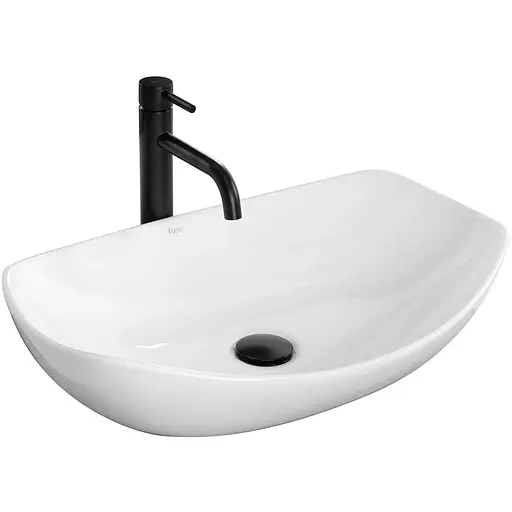 Умивальник Rea Tango накладний білий REA-U5610, Білий - фото 1