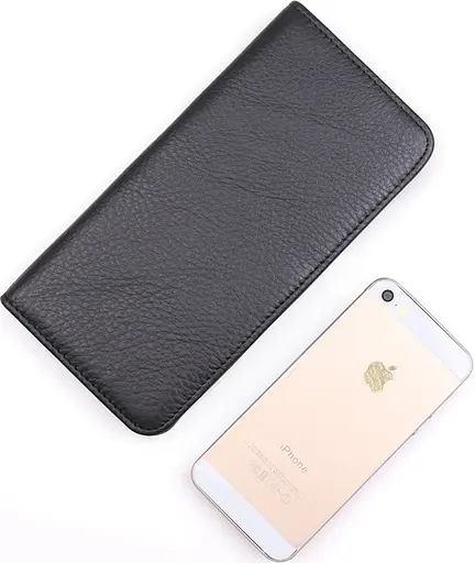 Мужской кожаный кошелек Vintage 9х18 см acs0015347 - фото 4