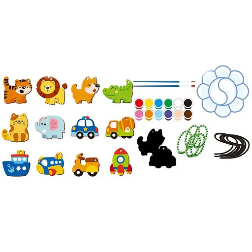 Набір для творчості "Магнітні брелки Диво майстерня" Wtoys 47751, 12 магнітів - фото 2