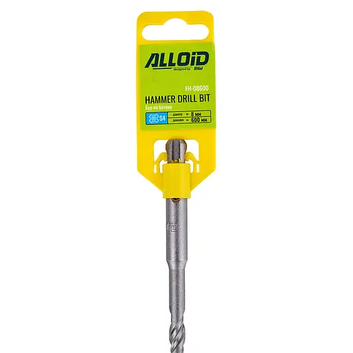 Бур по бетону Alloid Building Tools SDS-plus S4 8x600 мм (FH-08600) - фото 3