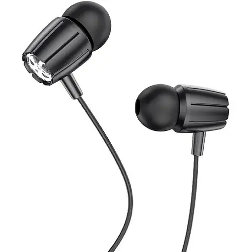 Навушники Hoco M88 Graceful universal earphones with mic чорні
